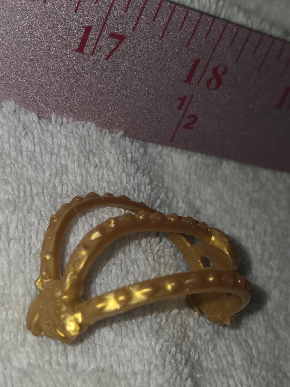 Mattel Monster High Freights Camera Action Cleo Small Gold Doll Hair Tiara
